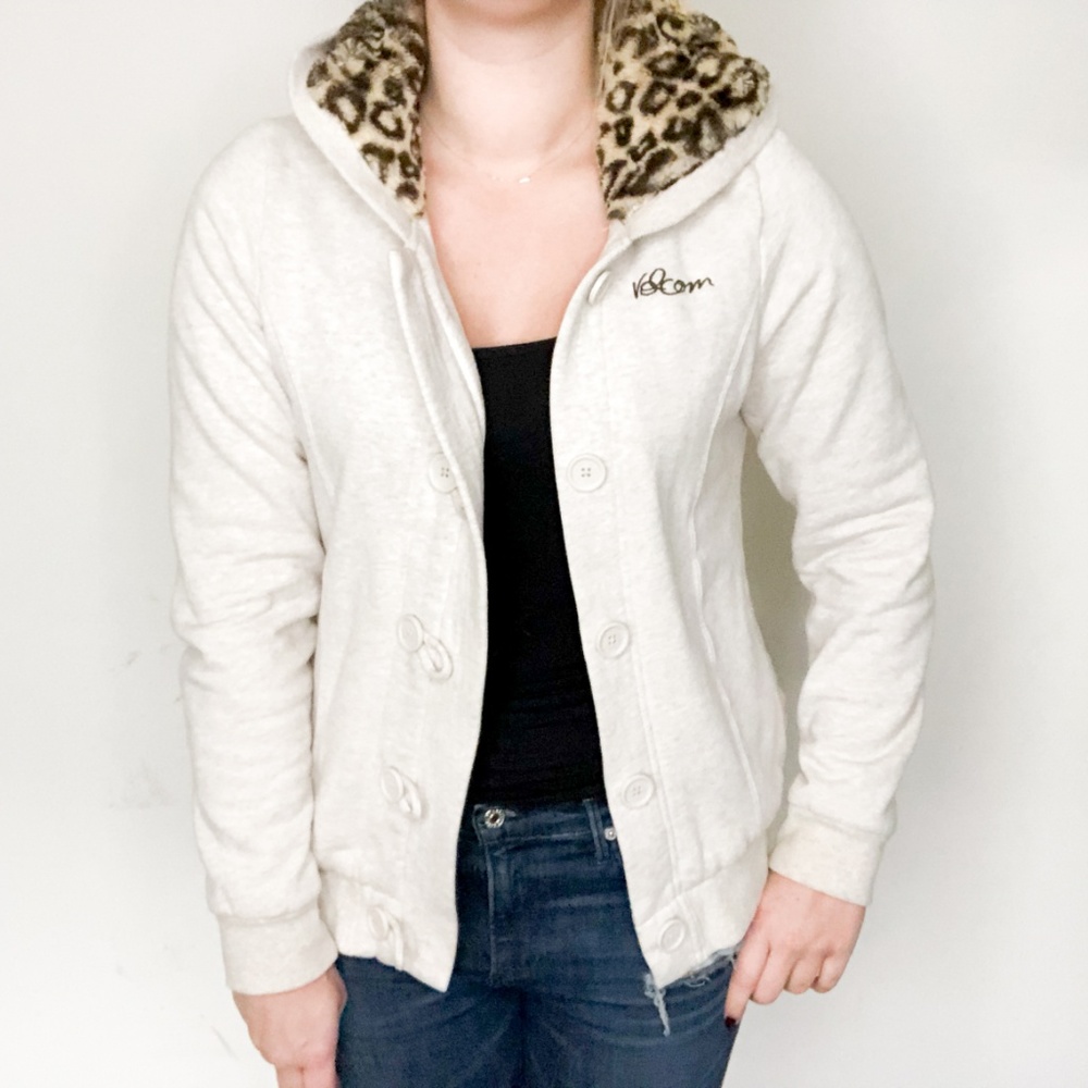 Volcom Cheetah Fur Winter Hoodie